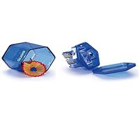 GIOTTO 233000 - Sacapuntas de 3 agujeros, colores surtidos