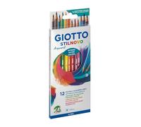 Pastelli colorati Stilnovo Acquarell - mina 3,3 mm - Giotto - astuccio 12 pezzi