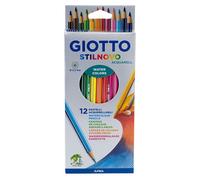 Giotto 255700 Stilnovo Acquarell Acquerello Matite - Confezione Di 12