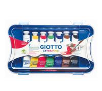 GIOTTO - 30310000 - Tubi tempere - 12 ml - colori assortiti - Giotto - conf. 7 pezzi - 28146 - Conf. da 1 Pz. - 30310000