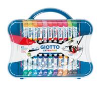 Astucci tubi tempere 12ml colori assortiti Giotto box da 24 tubetti