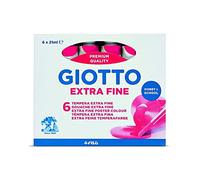 GIOTTO 3550 10 - Tempera in tubetto, Magenta, 21 ml, Confezione da 6 pezzi