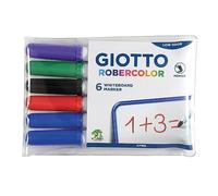 Giotto 414200 Confezione da 6 pennarelli per lavagna bianca