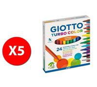 Giotto 417000 Turbo Color - ass. - 24 colours - 5 packs
