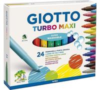 Giotto 5 Conf. Da 24pz Pennarelli Turbo Maxi punta larga da 5 mm Col Ass