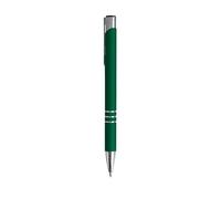GIOTTO 50 Penne Personalizzate con Scritta e Logo - Penna in Metallo con Incisione Laser, Idea Personalizzabile Ufficio, Inaugurazioni, Fiere, Gadget Promozionali (50 Penne Verde Scuro)