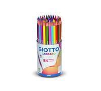Giotto 520100 - Laccato Barattolo 84 Pastelli Colorati - NUOVO