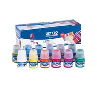 Giotto 530600 Confezione 12 Flaconi Decor Acrylic, 12 x 25ml