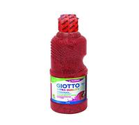 Giotto 531206 - FLACONE 250ML TEMPERA ROSSO GLITTER