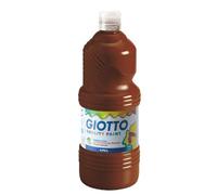 Giotto 533428 Tempera Pronta, 1000 ml, Marrone Scuro