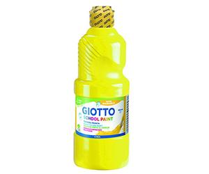 Giotto 535302 Tempera Lavabile da 500ml, Giallo