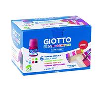 E_0002_S8408456 Giotto Tempere Giotto Decor Multicolore Bianco 25 ml (6 Pezzi) C