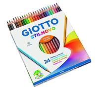 Giotto 6 x Stilnovo pastelli Colorati in Astuccio 24 Colori - 6 Confezioni
