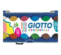 Pastiglie Acquerelli - ø 30mm - colori assortiti - Giotto - astuccio da 12 pastiglie Quantita min. 1