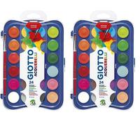 Giotto Acquerelli Tempere Ad Acquerello 1 Pennello 30 Mm 24 Unità Confezione Da