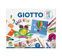 Giotto art lab magic neon - super set creativo con carta e colori