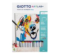 GIOTTO ARTLAB+ PAINT BY NUMBERS DOG, Set Creativo