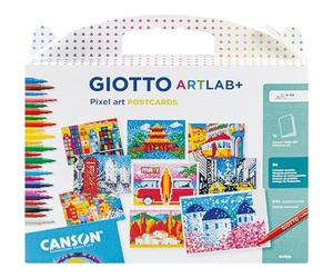 GIOTTO ARTLAB+ PIXEL ART POSTCARDS