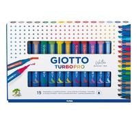 Giotto TurboPRO 15 pennarelli doppia punta