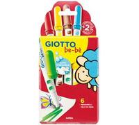 GIOTTO BEBE - F478100 - Pennarelli Bebè - colori assortiti - Giotto - conf. 6 pezzi - 98429 - Conf. da 1 Pz. - F478100