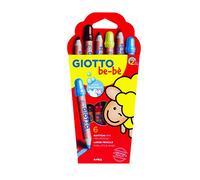 GIOTTO be-bè - Astuccio Da 6 Matitoni, 7 mm, Colori Vivaci