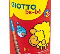 Giotto bebe' - barattolo 10 supermatitoni ideali per i più piccoli