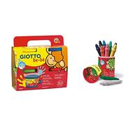 GIOTTO BEBE' - Confezione Da 4 Barattoli Di Colori A Dita, 150 ml, Super Lavabil