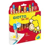 Giotto Bebè Pastelli 6 Conf. da 12pz. colori assortiti mina 7 mm temperamatit