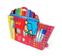Giotto BeBe Pennarelli Super Feltro - Punta 0.5mm - Lavabili - Confezione Da 12