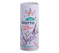 Giotto Pennarelli Acquerellabili Candy Collection Soft Brush in barattolo Colori Assortiti 12 pz