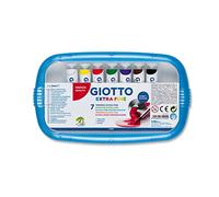 Astucci tubi tempere - 12ml - colori assortiti - Giotto - box da 7 tubetti