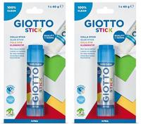 GIOTTO Colla Stick 40g (Confezione da 2)
