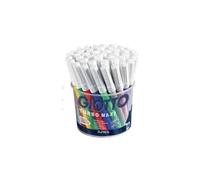 Pennarelli Turbo Maxi - punta D5mm - colori assortiti - Giotto - barattolo 48 pezzi