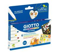 Giotto Decor Materials Pennarelli Multisuperficie 6 Colori