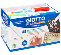 Pennarelli Giotto Decor Materials in school pack da 48 colori assortiti F524600
