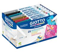 Giotto Decor Metallic, Pennarelli multisuperficie, Colori Assortiti, Confezione da 25 Pennarelli
