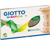 GIOTTO DI NATURA - ASTUCCIO DA 36 MATITE A PASTELLO COLORATE, 3.3 MM, COLORI INT