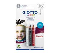 Giotto F473900 - Matita da trucco unisex, per bambini, colore: bianco, nero, rosso, 0