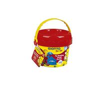 Giotto- Be-bè línea Regalo Secchio di 4 Plastiline, Colore Rosso, 1 unità (Confezione da 1), 758786