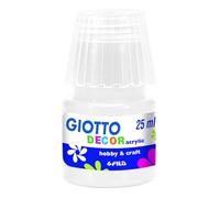 Giotto- Giocattolo, Colore Bianco, 25 ml (Confezione da 6), 538101