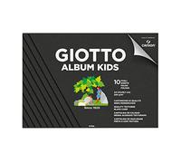 Album Kids cartoncino cartoncino nero 5+ - A4 - 220gr - 10 fogli - Giotto