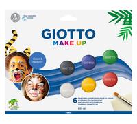 Giotto Make Up Classic Pack con 6 Trucchi Viso - Si lava con Acqua - Dermatologicamente Testato - Colori Classici Assortiti NEW