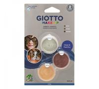 Giotto Make Up Metallic Pack con 3 Trucchi Viso - Si lava con Acqua - Dermatologicamente Testato - Colori Metallici Assortiti NEW