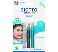 Giotto Make Up Princess Pack con 3 Matite Cosmetiche a Tema Principesse - Si Lava con Acqua - Dermatologicamente Testate - Colo NEW
