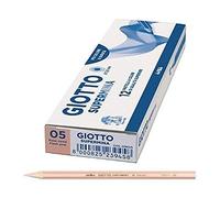 Giotto Matite Colorate Supermina, 12 Pezzi, Mina 3,8 mm, Colori Assortiti, Alta Qualità (Rosa Chiaro)