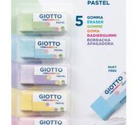 Giotto Set 5 Mini gomme Pastel