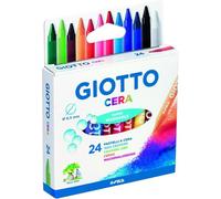 Giotto Pastelli a Cera 6 Conf. da 24 colori assortiti