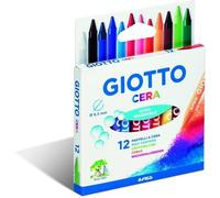 Giotto Pastelli a Cera in astuccio da 12 colori assortiti
