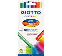 Giotto Pastelli ad Olio 6 Conf. da 12 colori assortiti