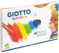 Giotto pastelli ad olio maxi 11 mm in conf. da 48 colori assortiti